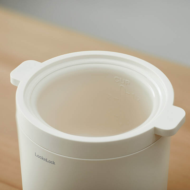 Nồi Cơm Điện Mini LocknLock Bianco Mini Rice Cooker 220V, 50Hz, 300W, 0.6L - Màu Ngà - EJR314IVY, , large image number null
